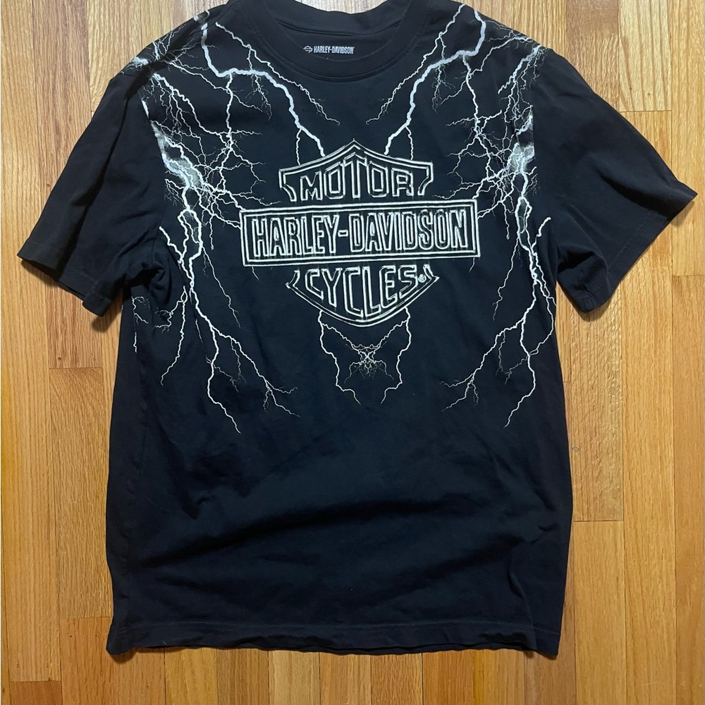 Harley-Davidson Black Lightning Graphic Tee